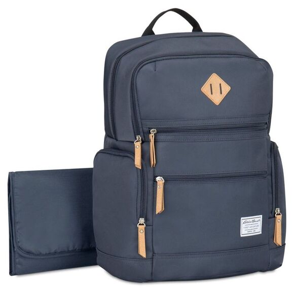 Eddie Bauer -  Highlands Peak Diaper Bag Backpack - G Gray - Picture 3 of 6